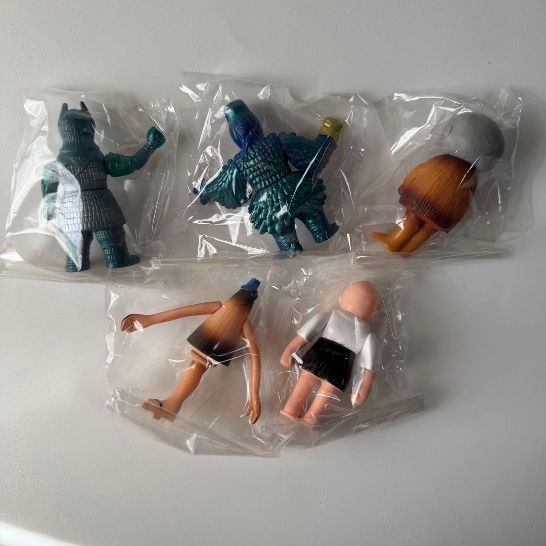 TOMY　大映特撮シリーズ　5種　ソフビ　フィギュア　大魔神　ダイモン　油すまし