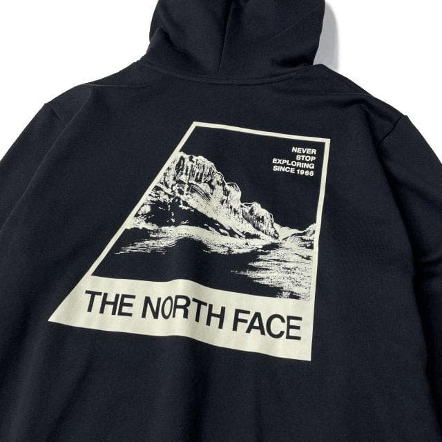 ノースフェイス パーカー US限定 グラフィック(XXL)黒 181130
