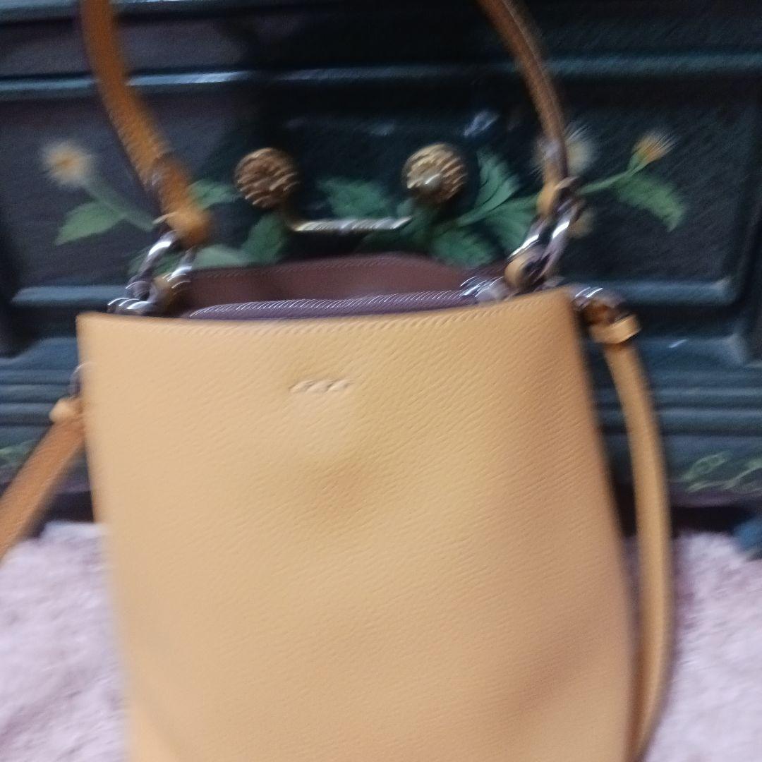 COACH マスタードイエロー ショルダーバッグ