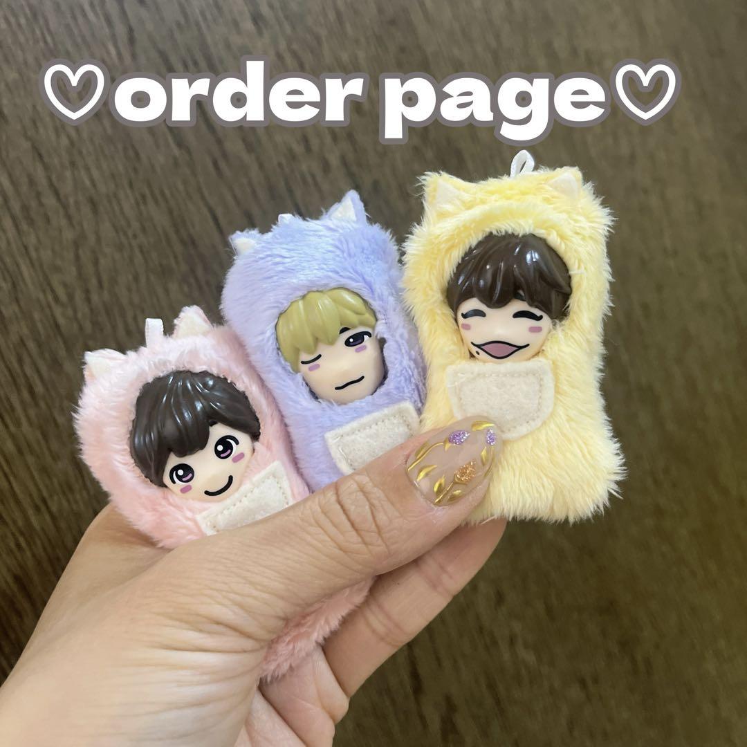 なにわ男子　チャーム風衣装　指人形用