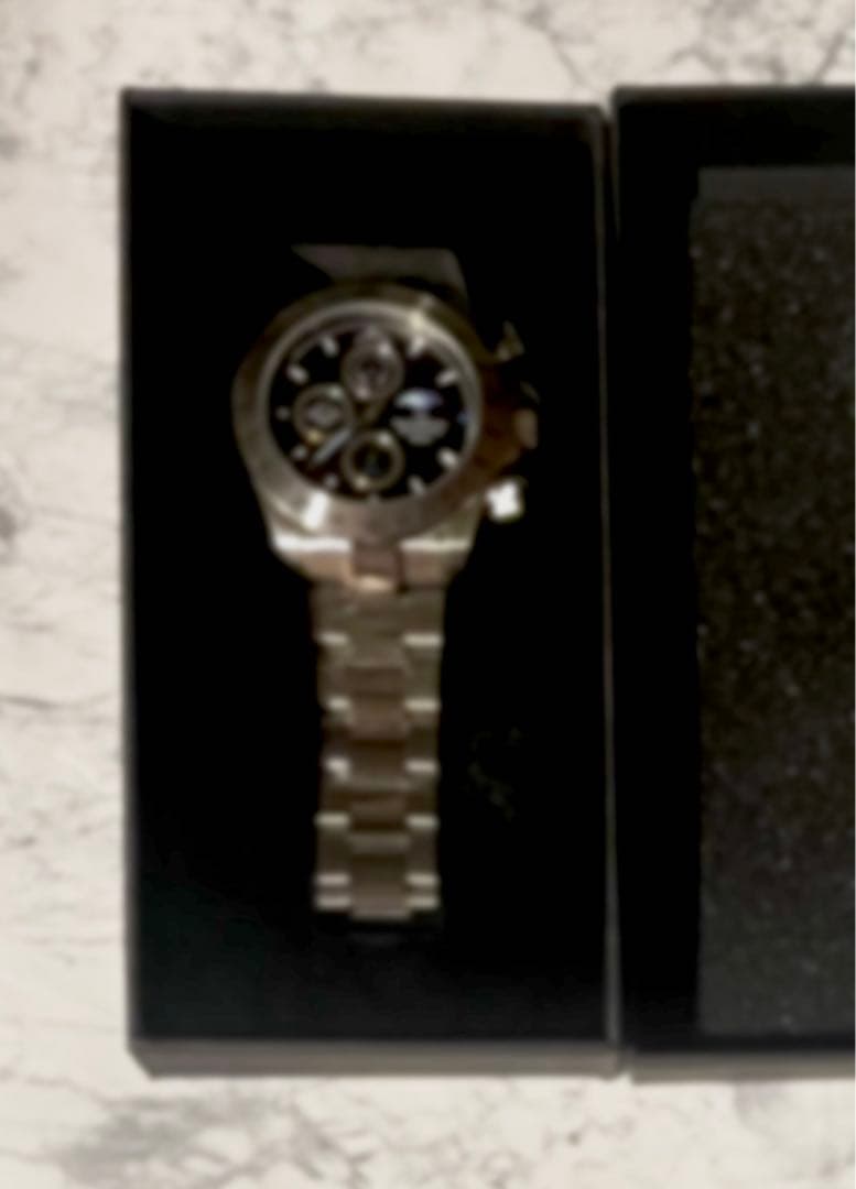 五等分の花嫁 映画 中野三玖 ブラックモデル サン＆ムーン付きクロノグラフ腕時計