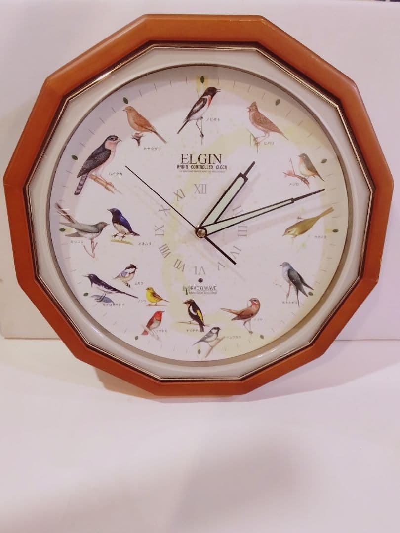 ELGIN エルジン　鳥　からくり　時計