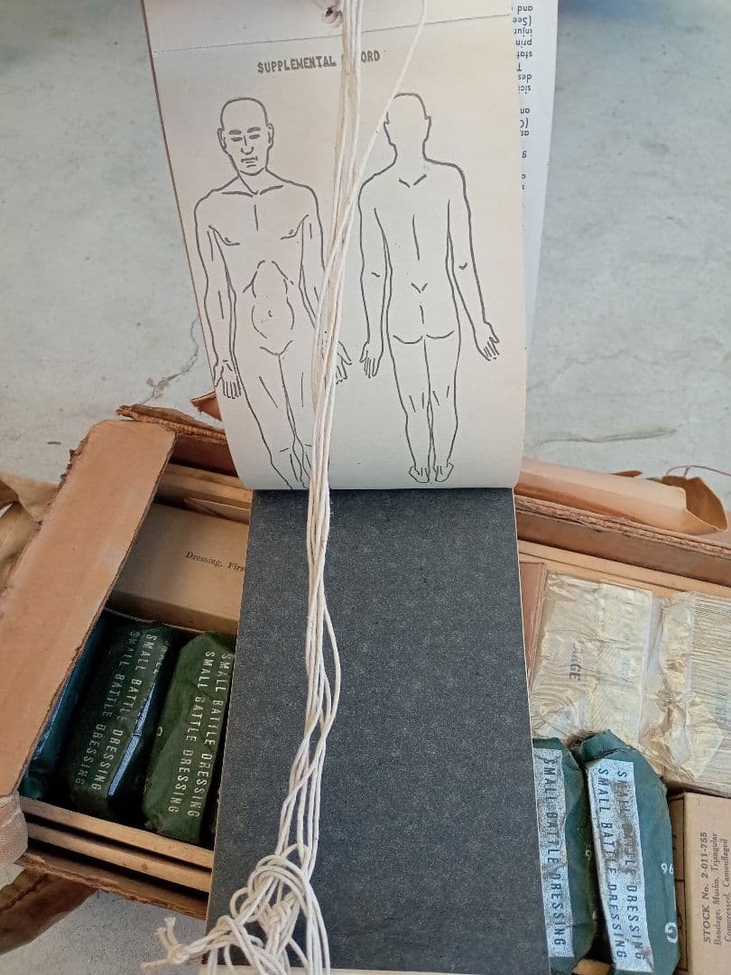 カリフォルニア州　救急キット　1940年代　第二次世界大戦　米軍