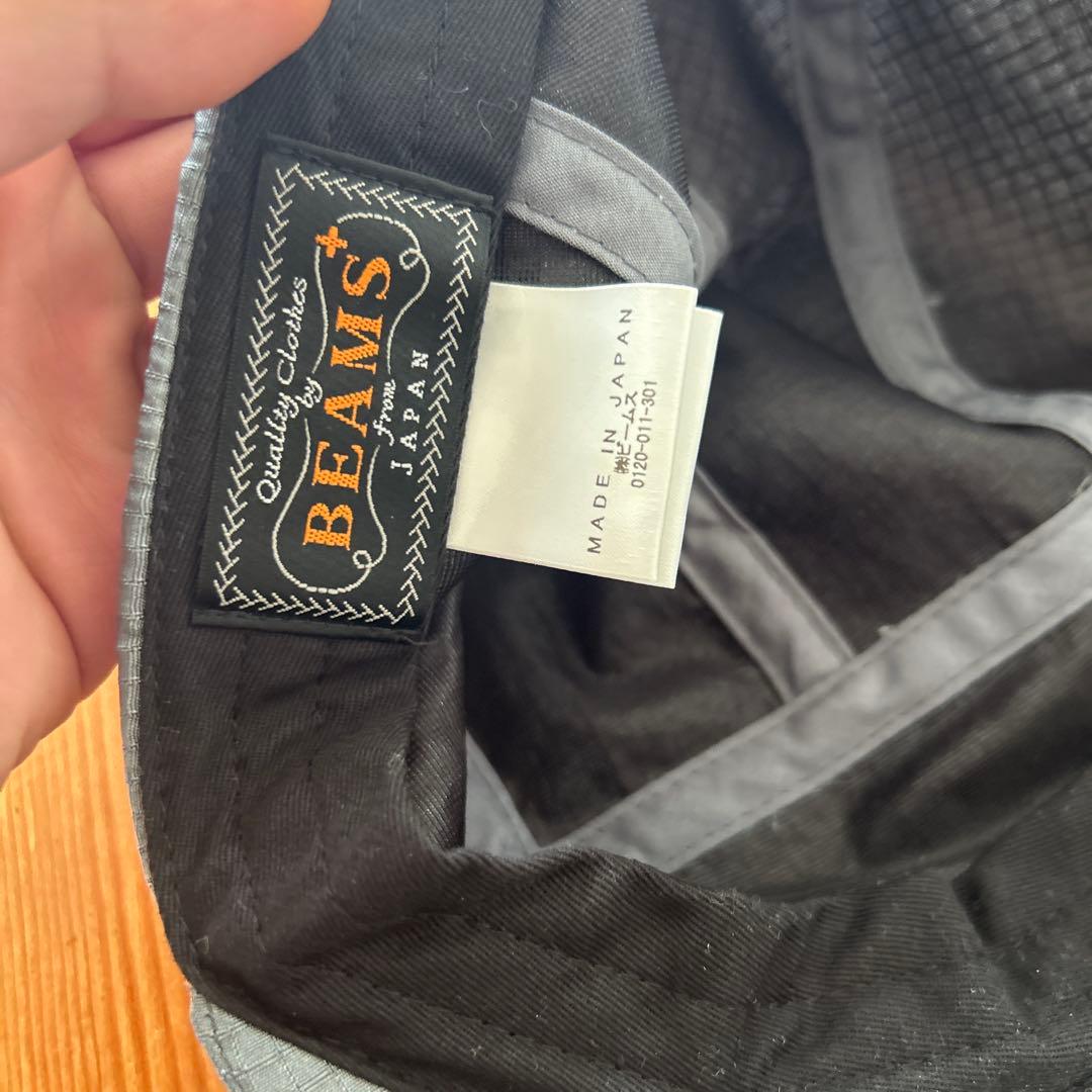 beamsplus ロングビル　グレー 5パネルキャップ