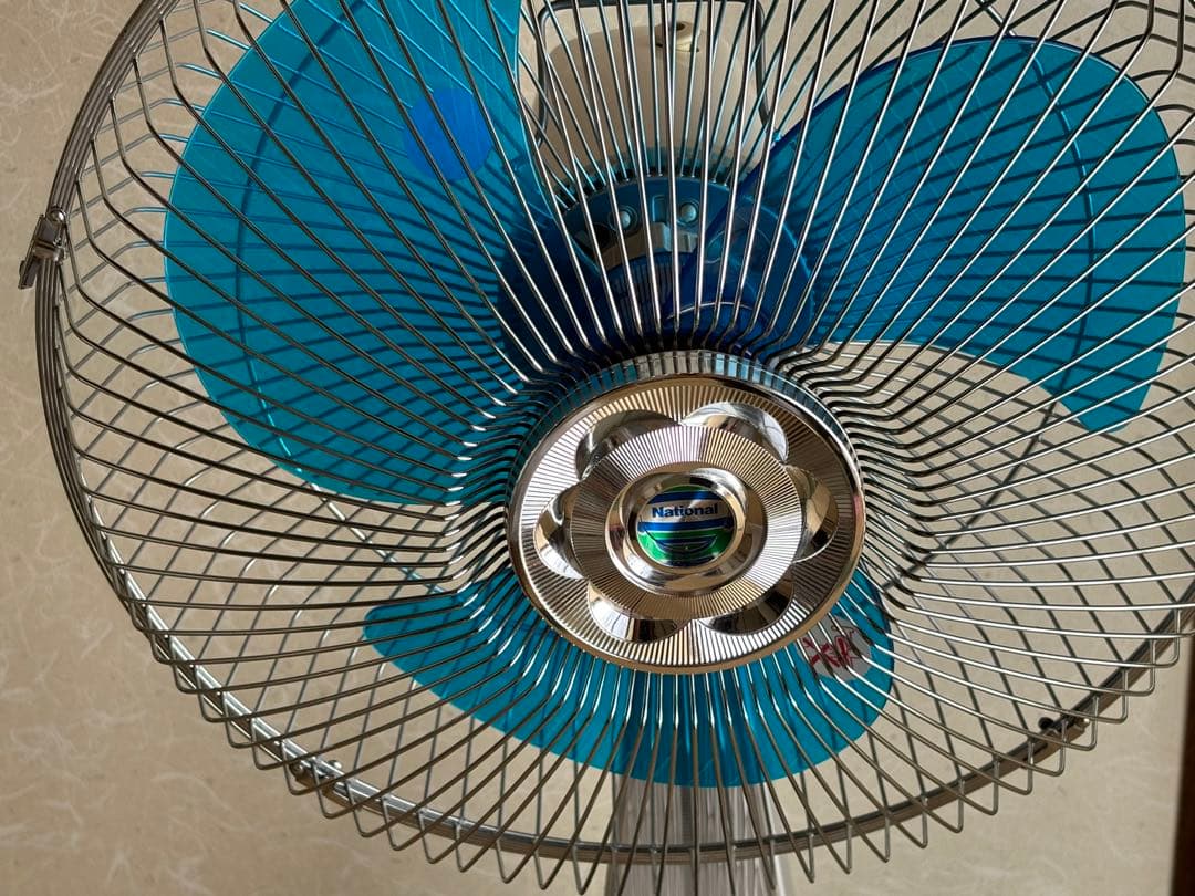 昭和レトロNationalナショナル大きな扇風機F-35G1M☆松下電器産業