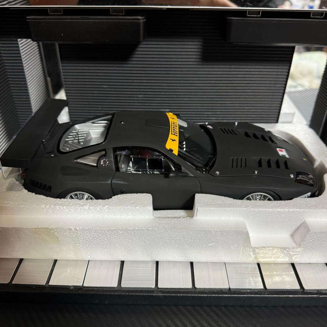 絶版 未展示品 京商 1/18 フェラーリ 575 GTC マットブラック