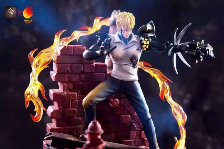 ワンパンマン 鬼サイボーグ ガレージキット ガレキ スタチュー ③