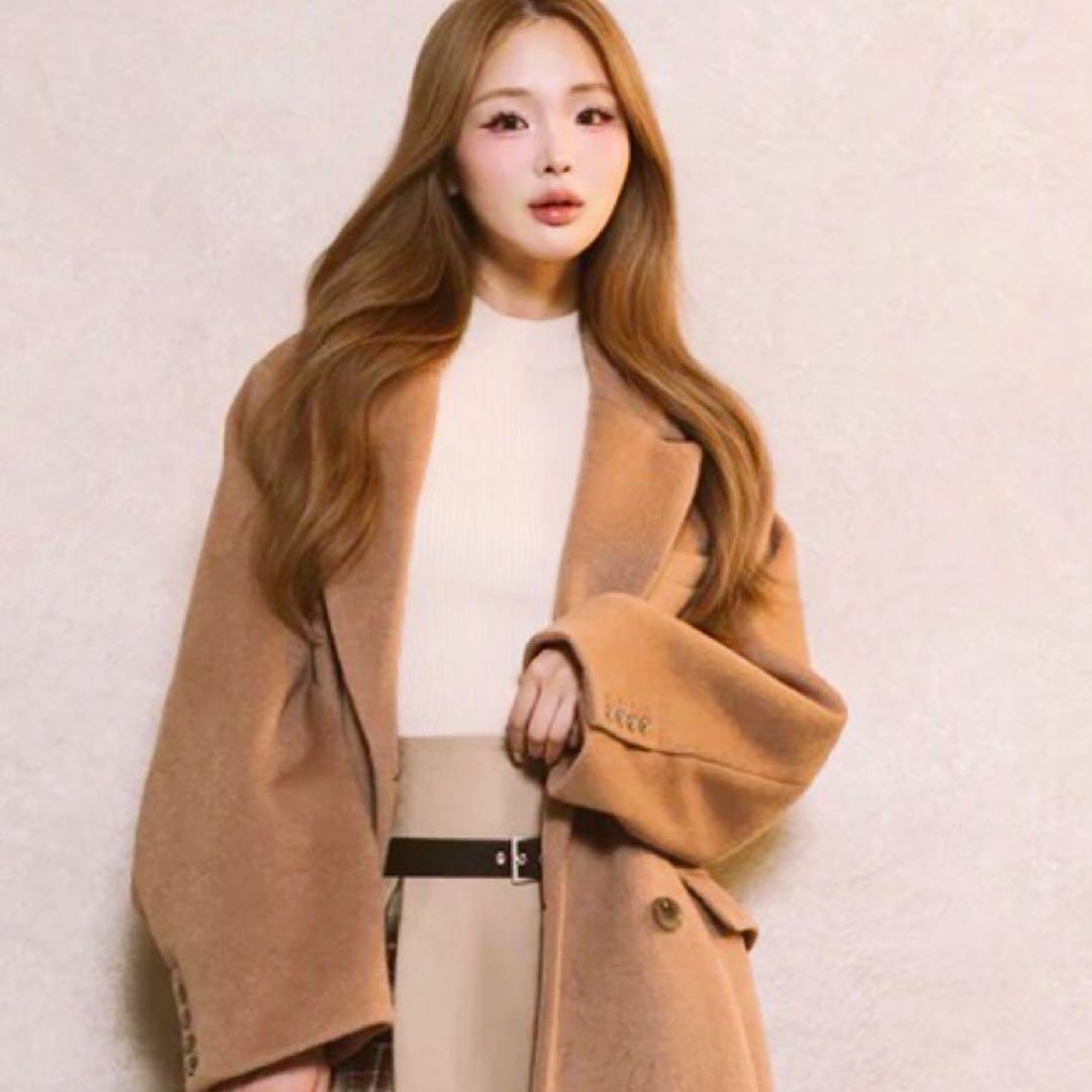 新品未開封　ダーリッチ darich ダブルロングチェスターコート　FREE