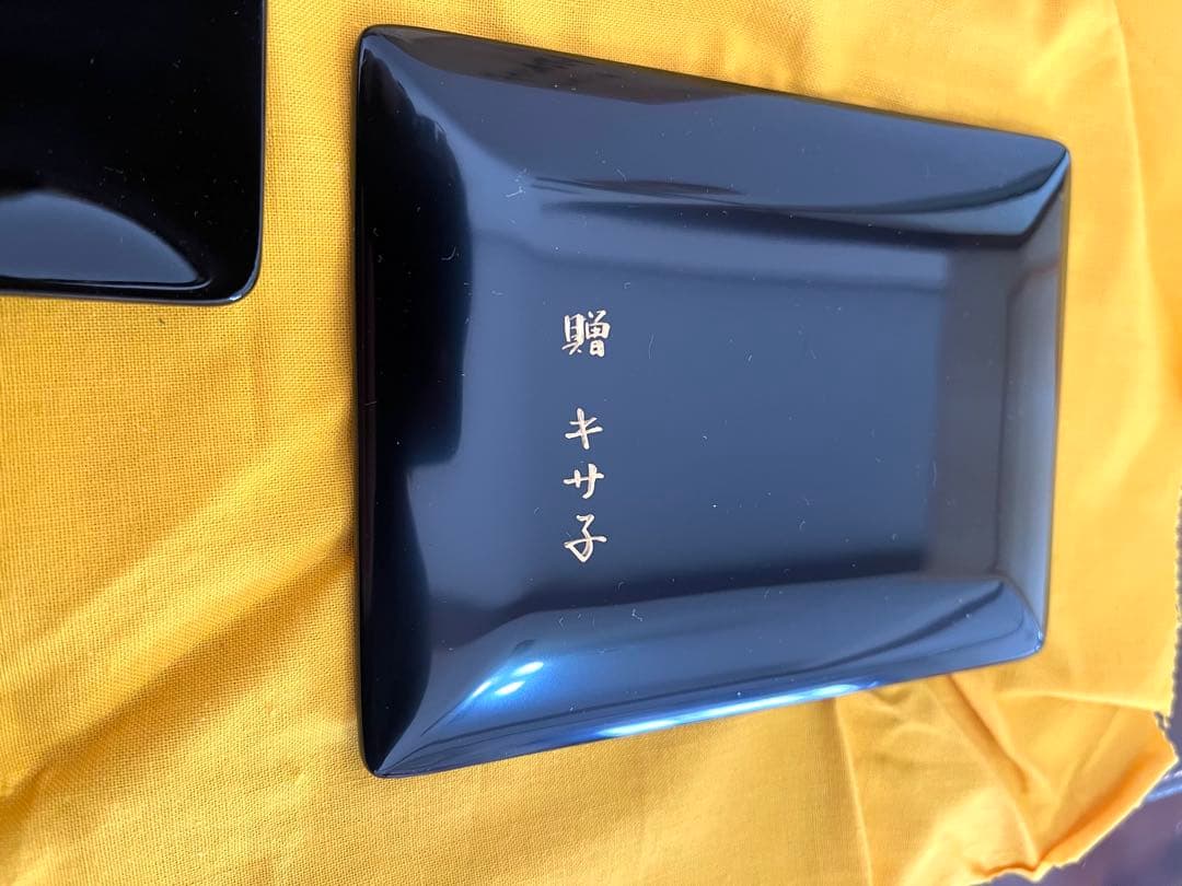 新品未使用　輪島塗銘々皿　紫陽花蒔絵　堂畑勝峯　5枚セット