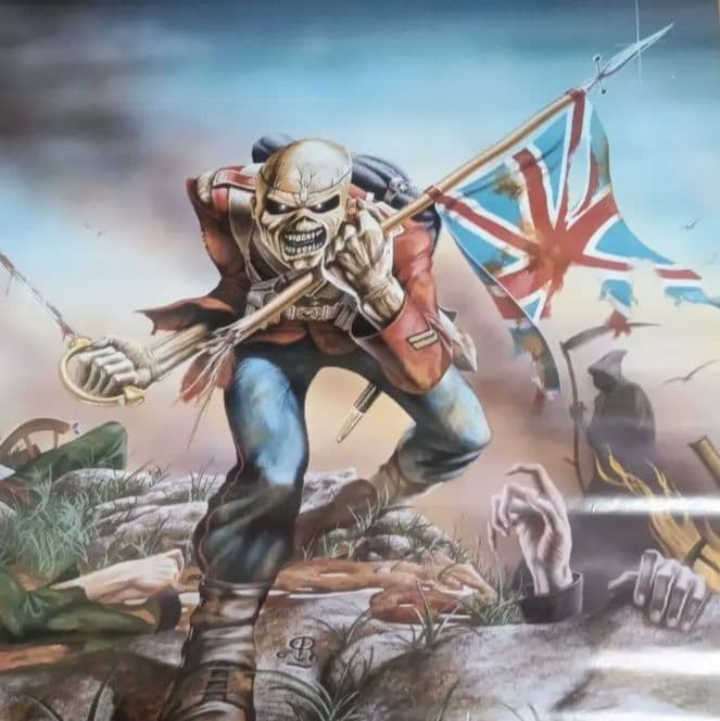 IRON MAIDEN ポスター The Trooper 1984年