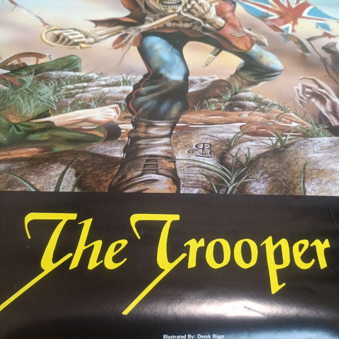 IRON MAIDEN ポスター The Trooper 1984年