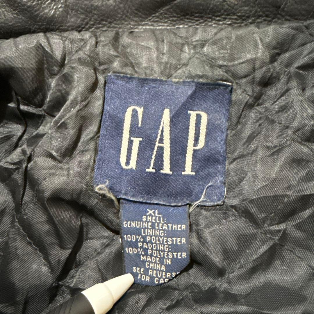 90s OLD GAP オールド ギャップ 本革 レザー ジャケット ブルゾン