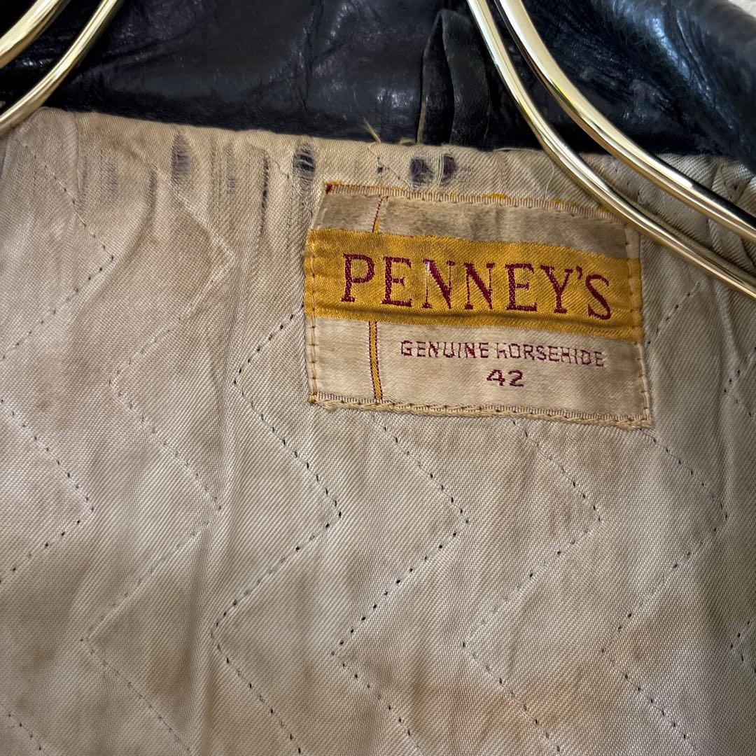 〈U.S.A 製50s 希少馬革レザージャケット〉1950年代名門PENNY'S