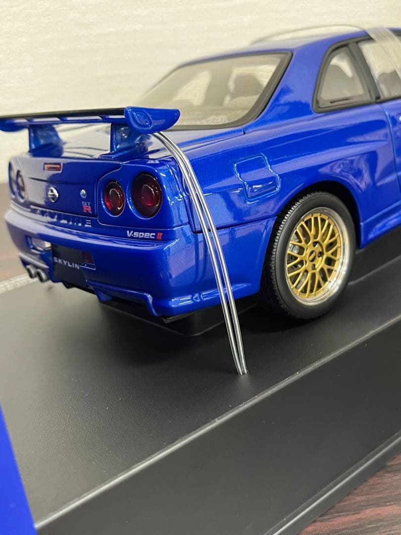 オートアート1/18 be-J世界限定500台 R34スカイラインGT-R
