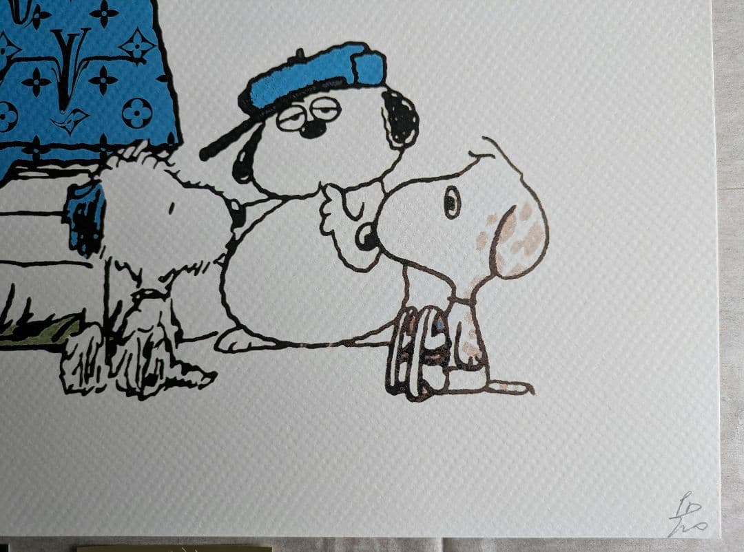 【クラウン 額装セット】【DEATH NYC 】SNOOPY＆FAMILY