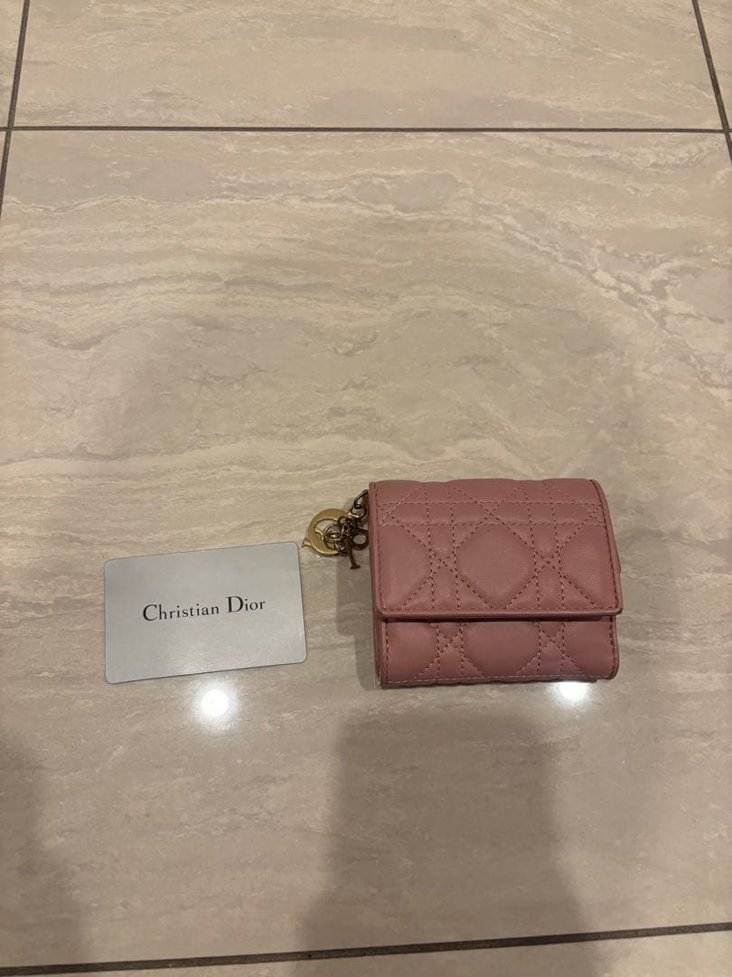 Dior ディオール ラムスキン 三つ折財布
