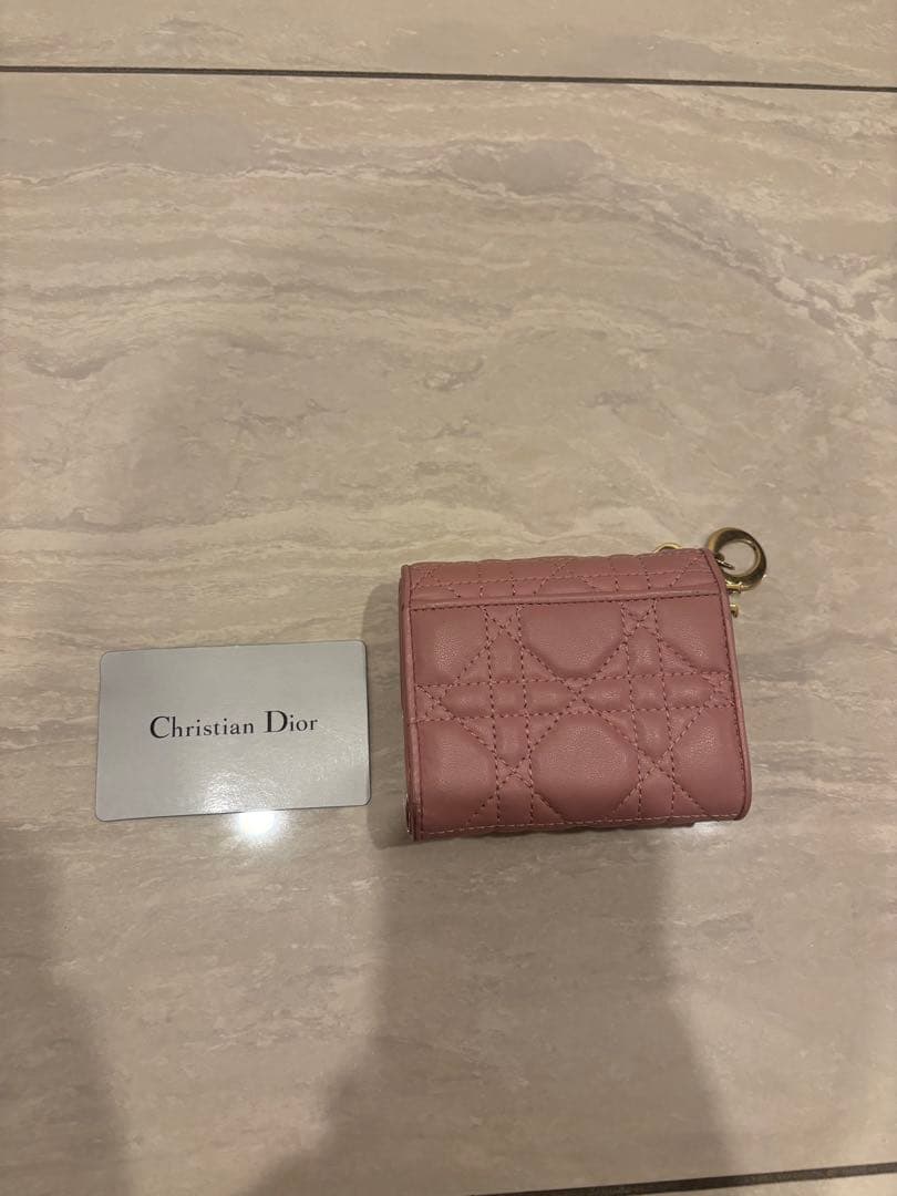 Dior ディオール ラムスキン 三つ折財布