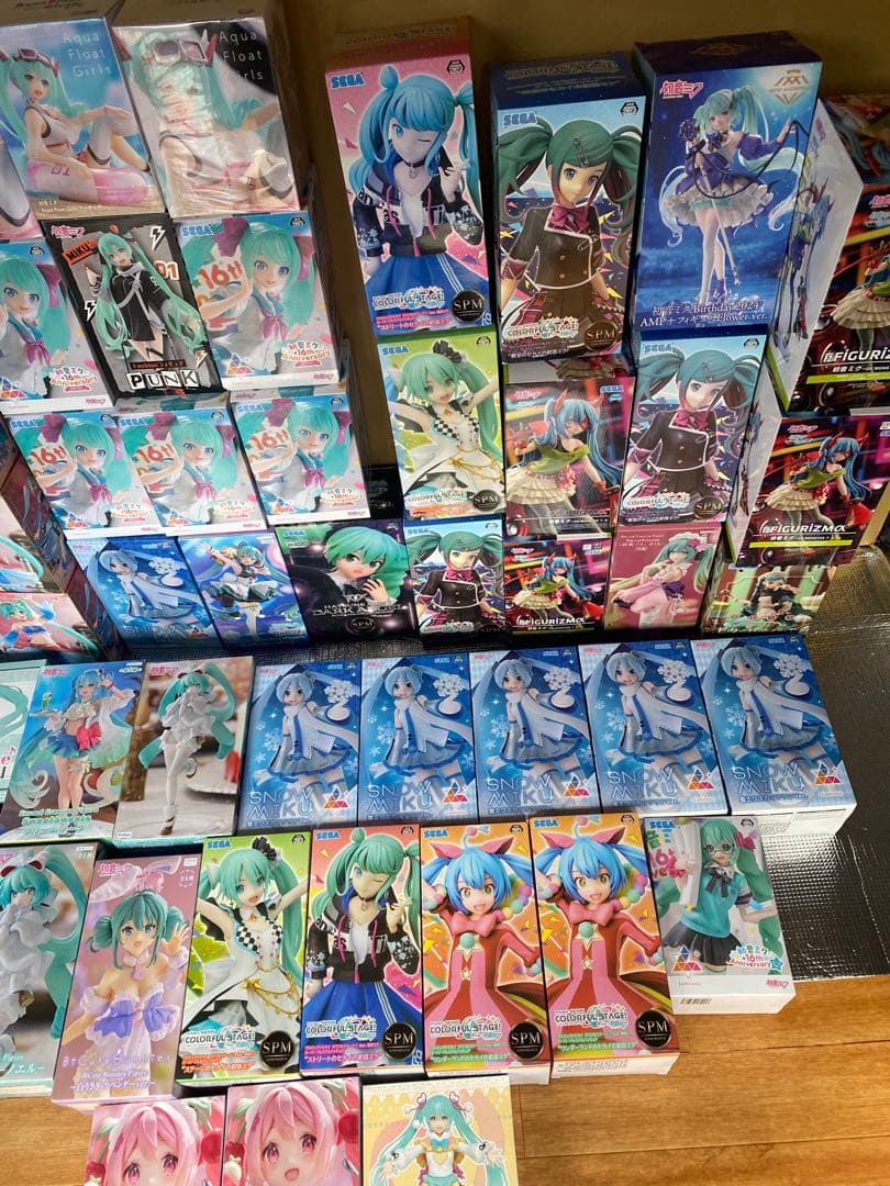 初音ミク　フィギュア　プロジェクトセカイ　桜ミク　雪ミク　アラビアン　50個