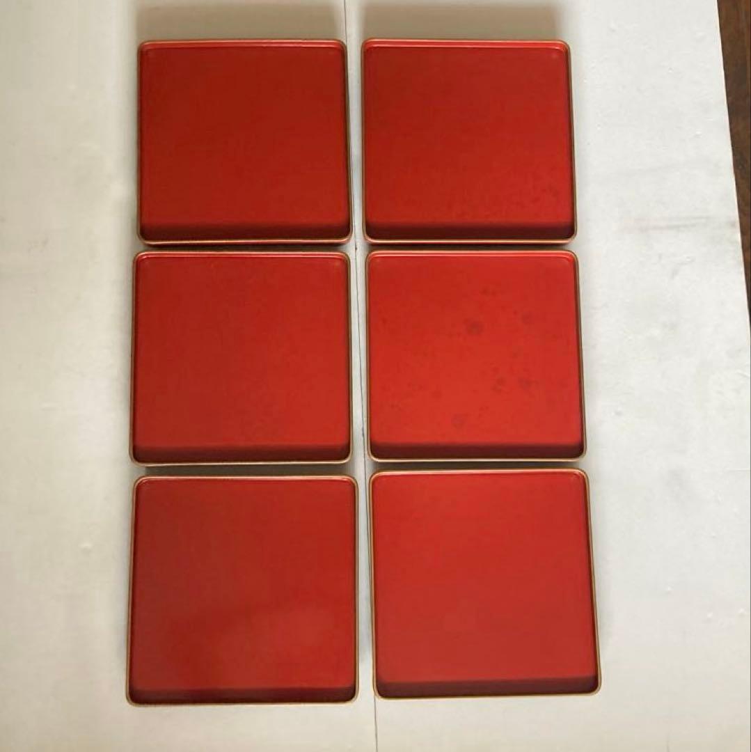 漆器 膳 6枚 明治 骨董品 江戸時代 天保