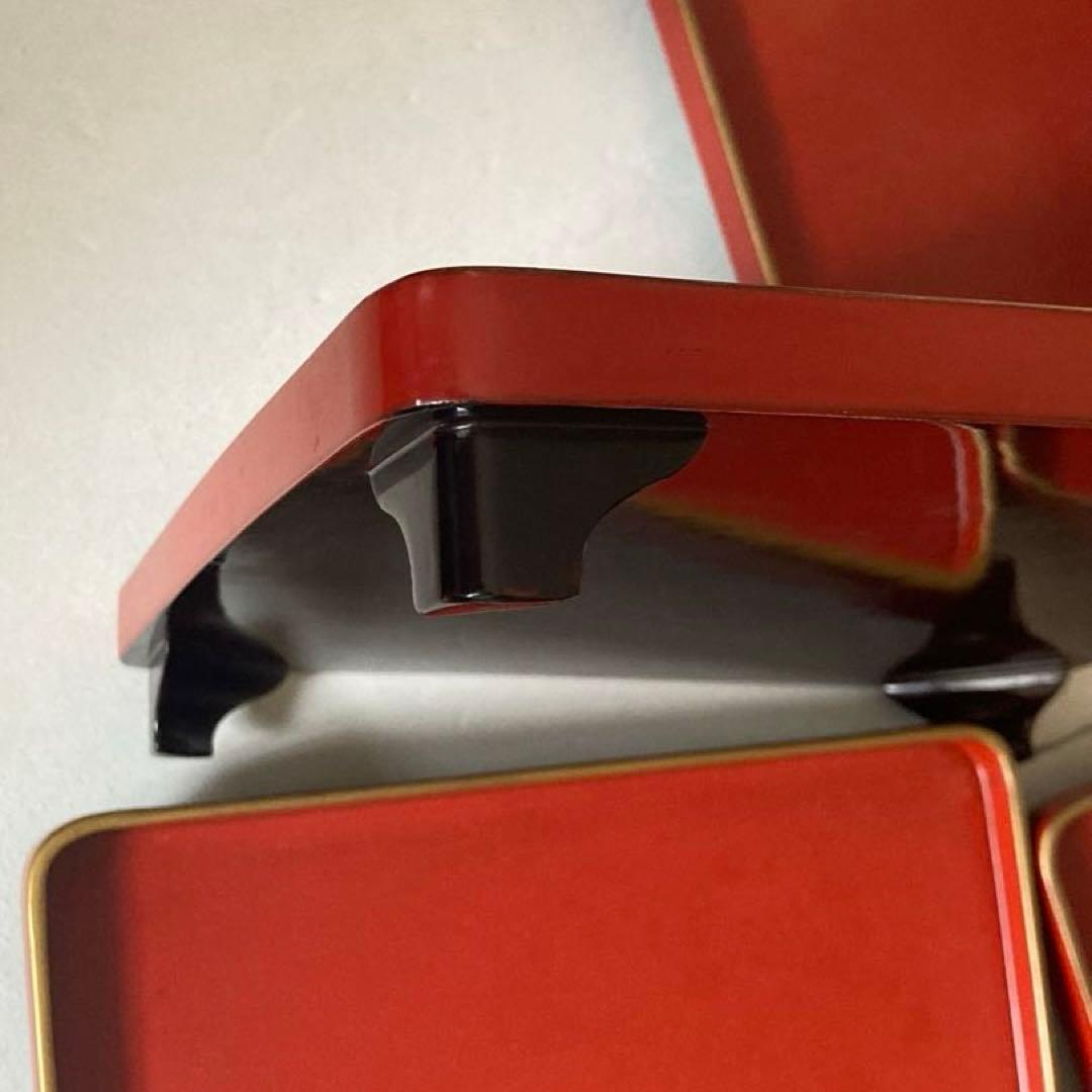 漆器 膳 6枚 明治 骨董品 江戸時代 天保