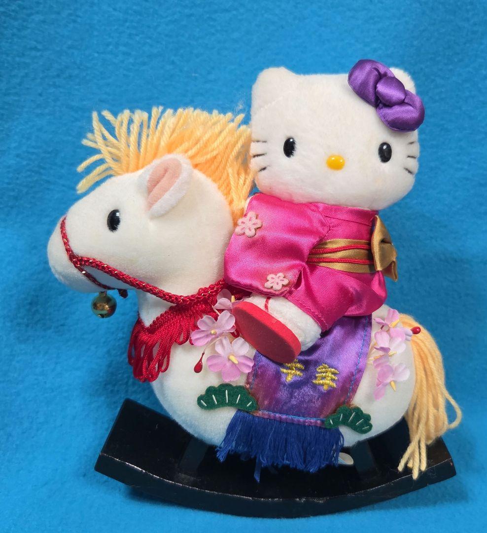 激レア☆ハローキティ☆正月干支飾り☆ 午・馬・2002