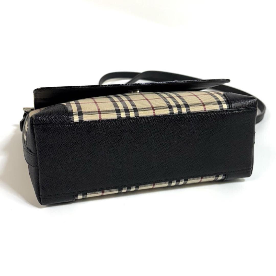 【美品】BURBERRY ノバチェック ショルダーバッグ 元箱付き