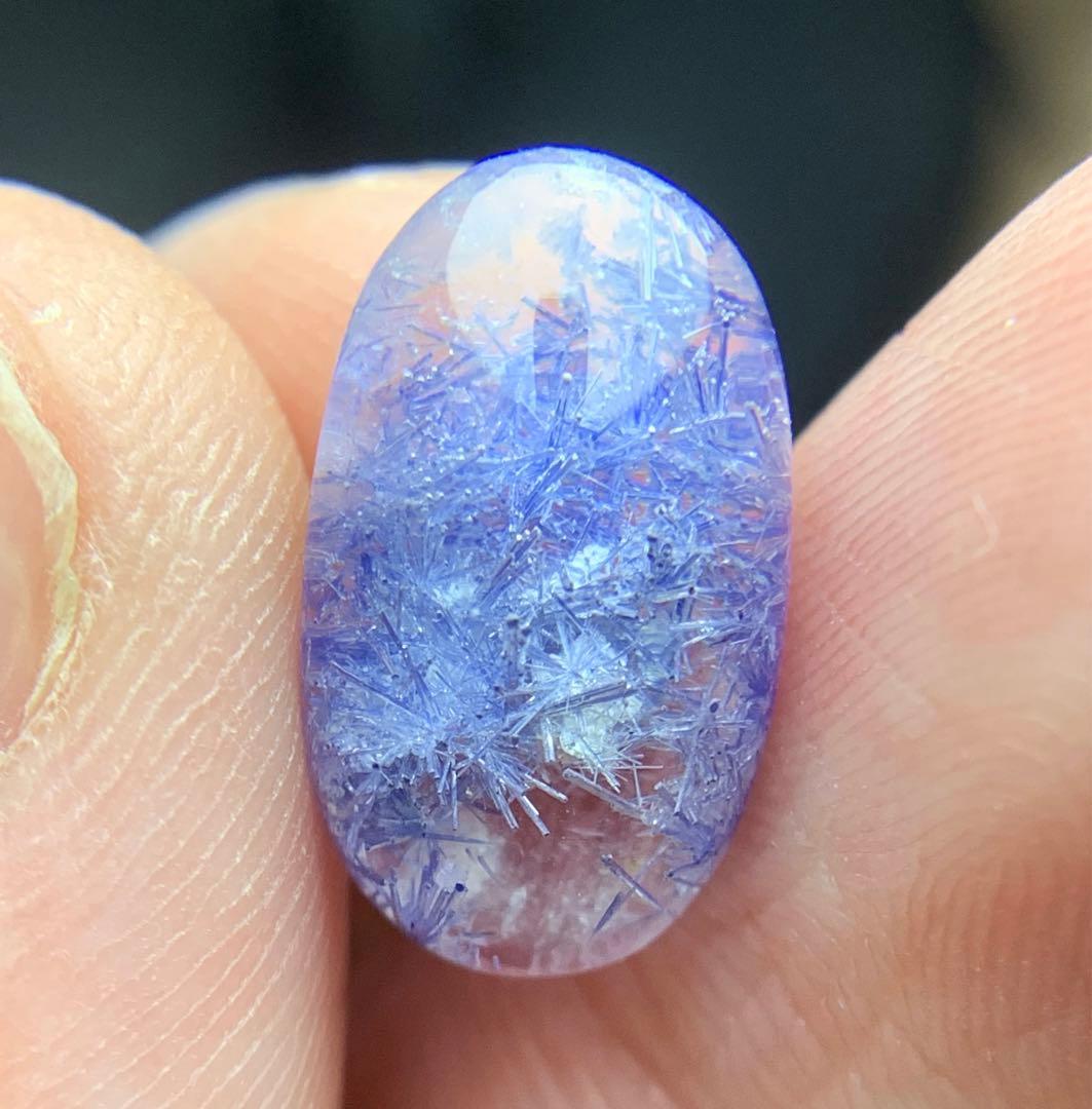 M*l様 WO1235 高品質 貫入水晶入りデュモルチェライトインクォーツ ルー