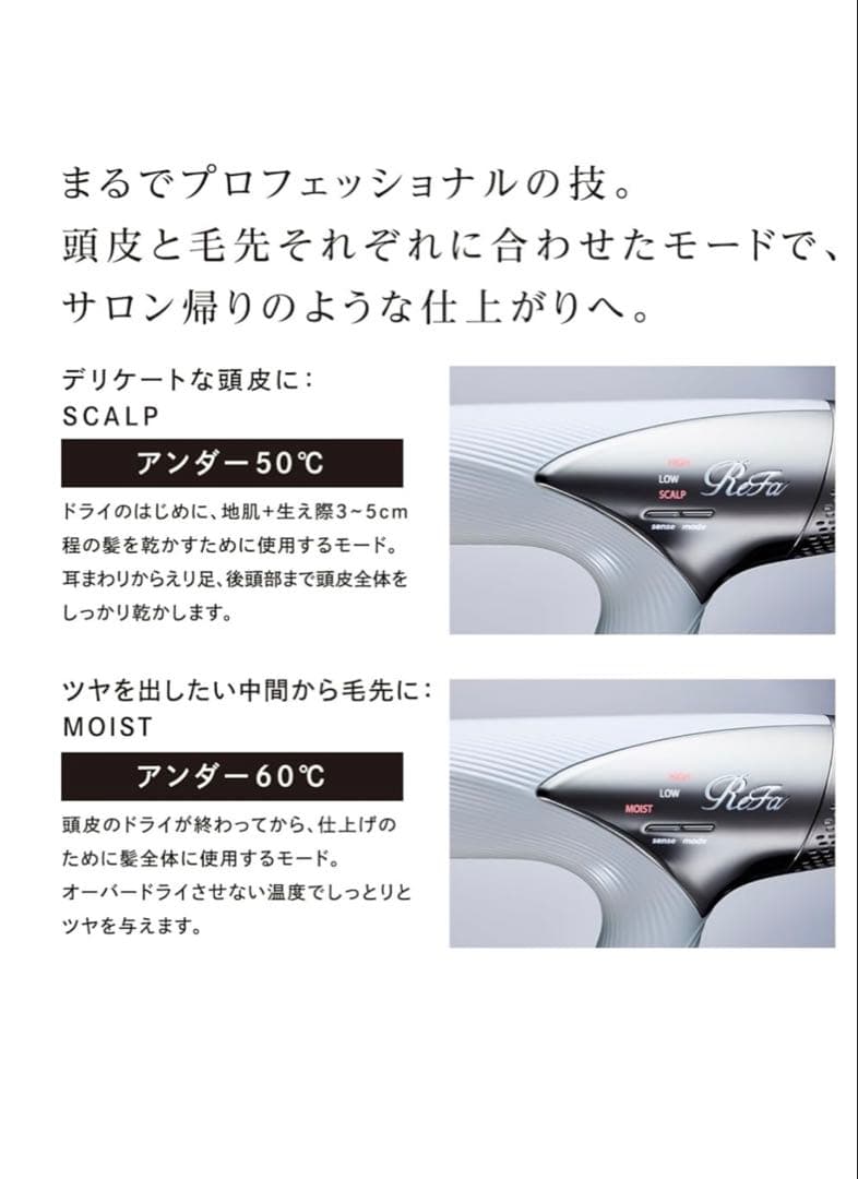 RiFa ヘアドライヤー ホワイト 新品未使用