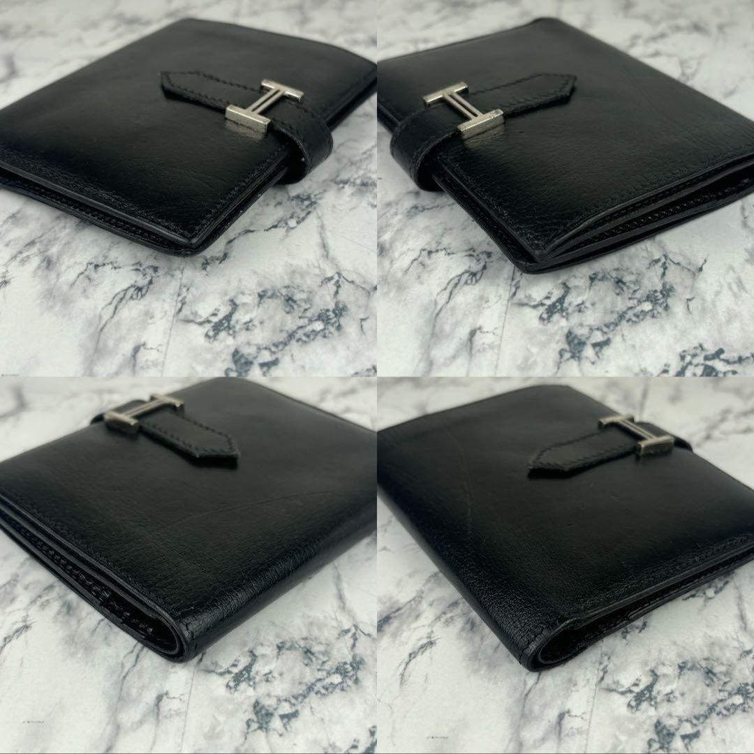 本日限りの早い方勝ち価格！HERMES ベアン コンパクト 二つ折り財布