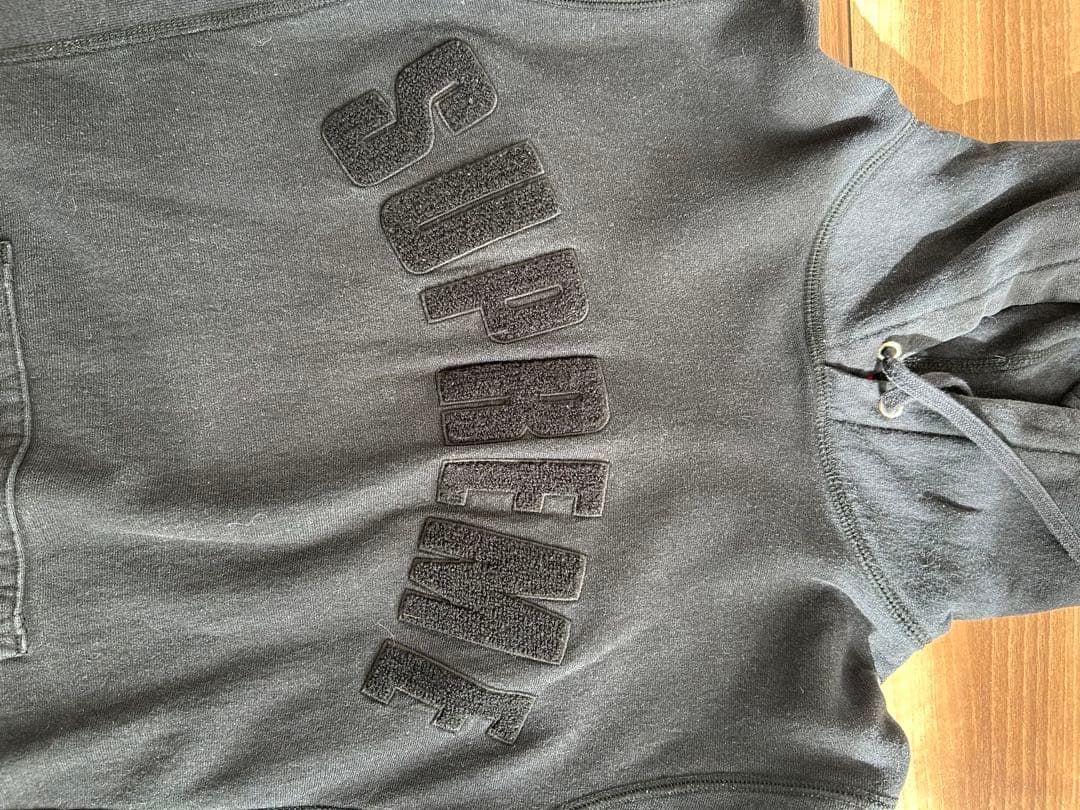 Supreme パーカーM シュプリームビッグロゴパーカー ブラック