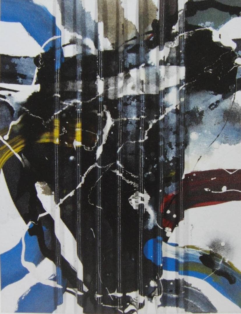 前川 強　２、厳選、希少画集・額装画、新品高級額 額装付、状態良好