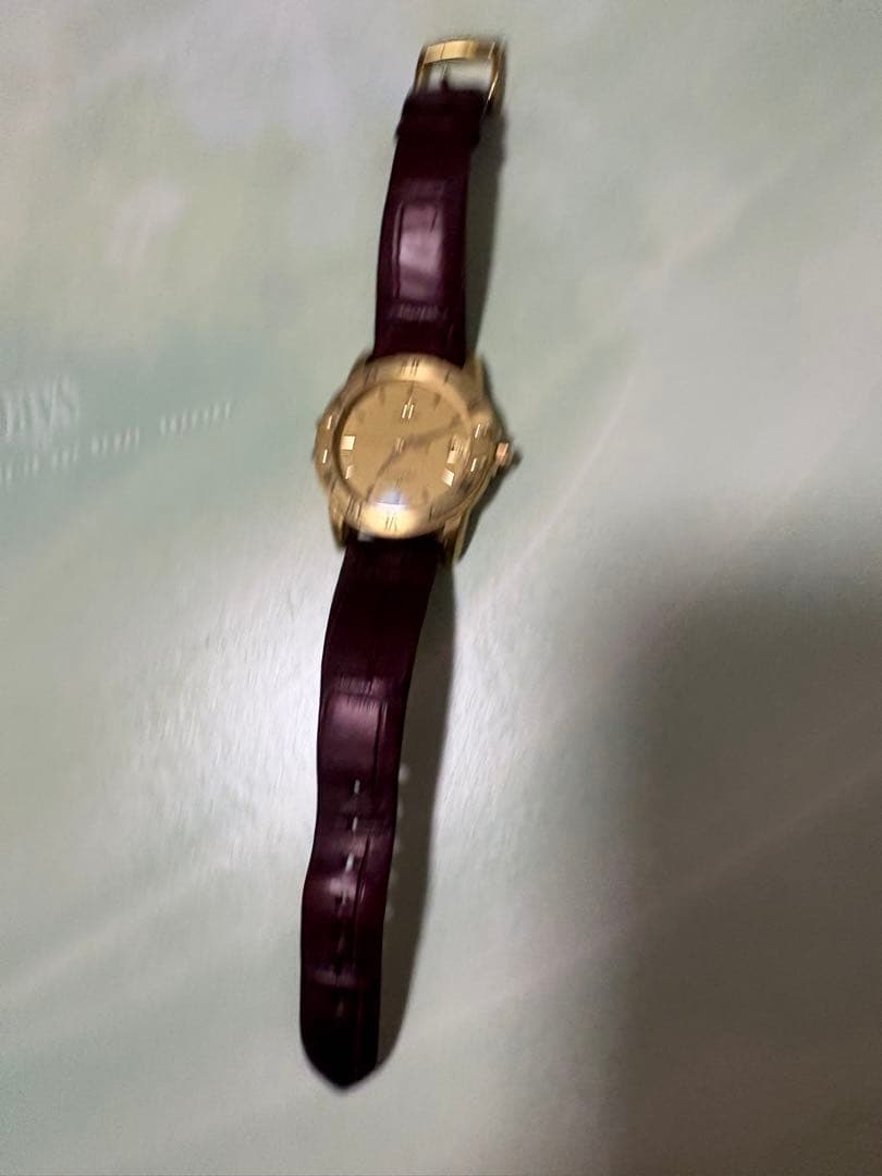 オメガ OMEGA腕時計 革ベルト コンステレーション レザー ゴールド