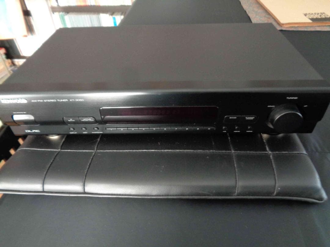 値下げ！ケンウッド FM/AMチューナーKT-3050 リモコン付き（ジャンク）