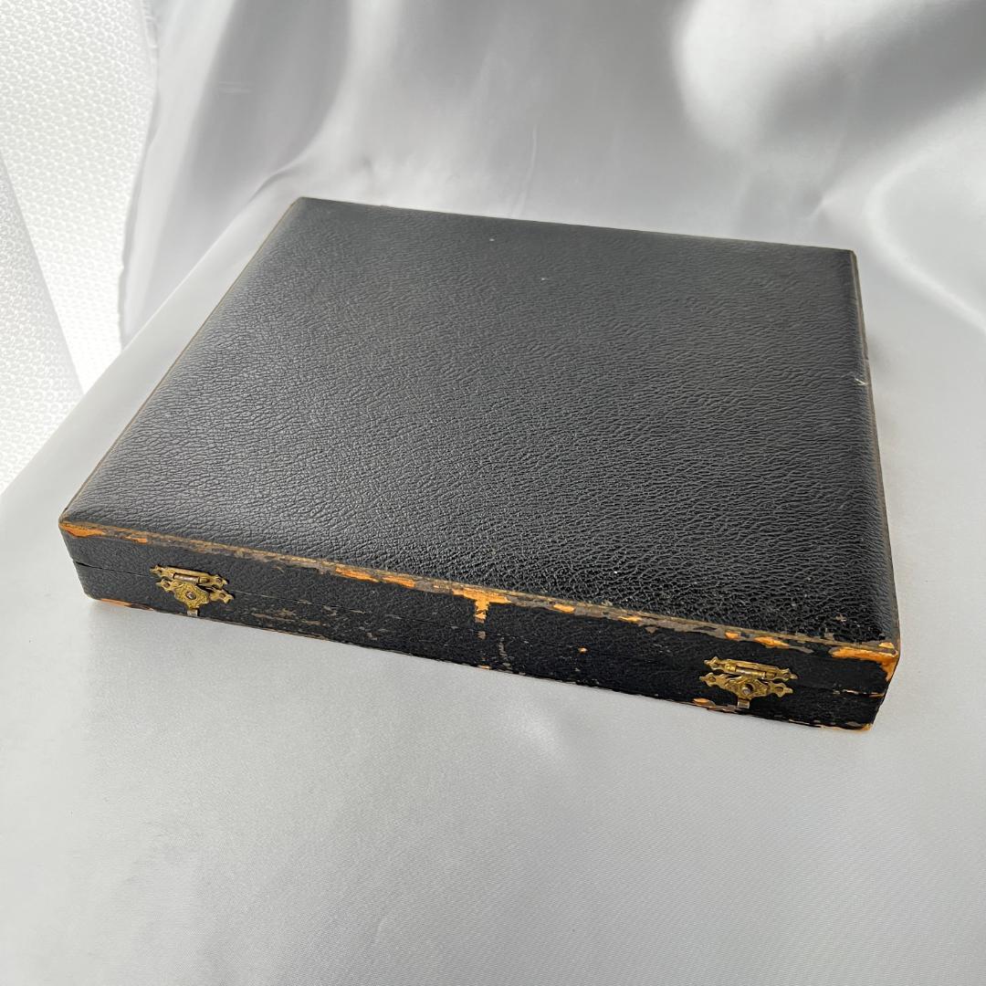 【英国】 透かしのアイスクリームセット スプーン / フォーク サーバー ケース