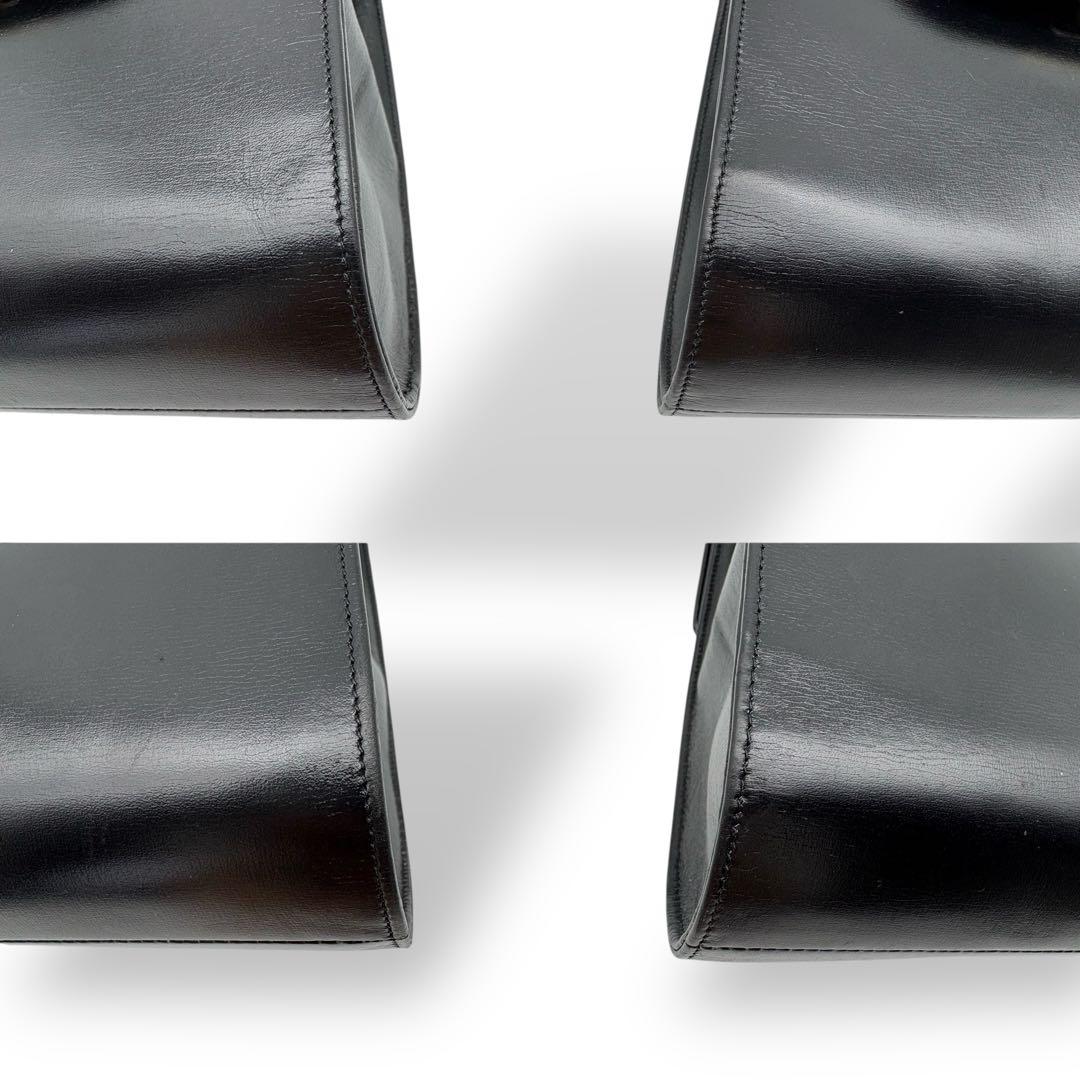 クリスチャンディオール ハンドバッグ ショルダーバッグ レザー ヴィンテージ 黒