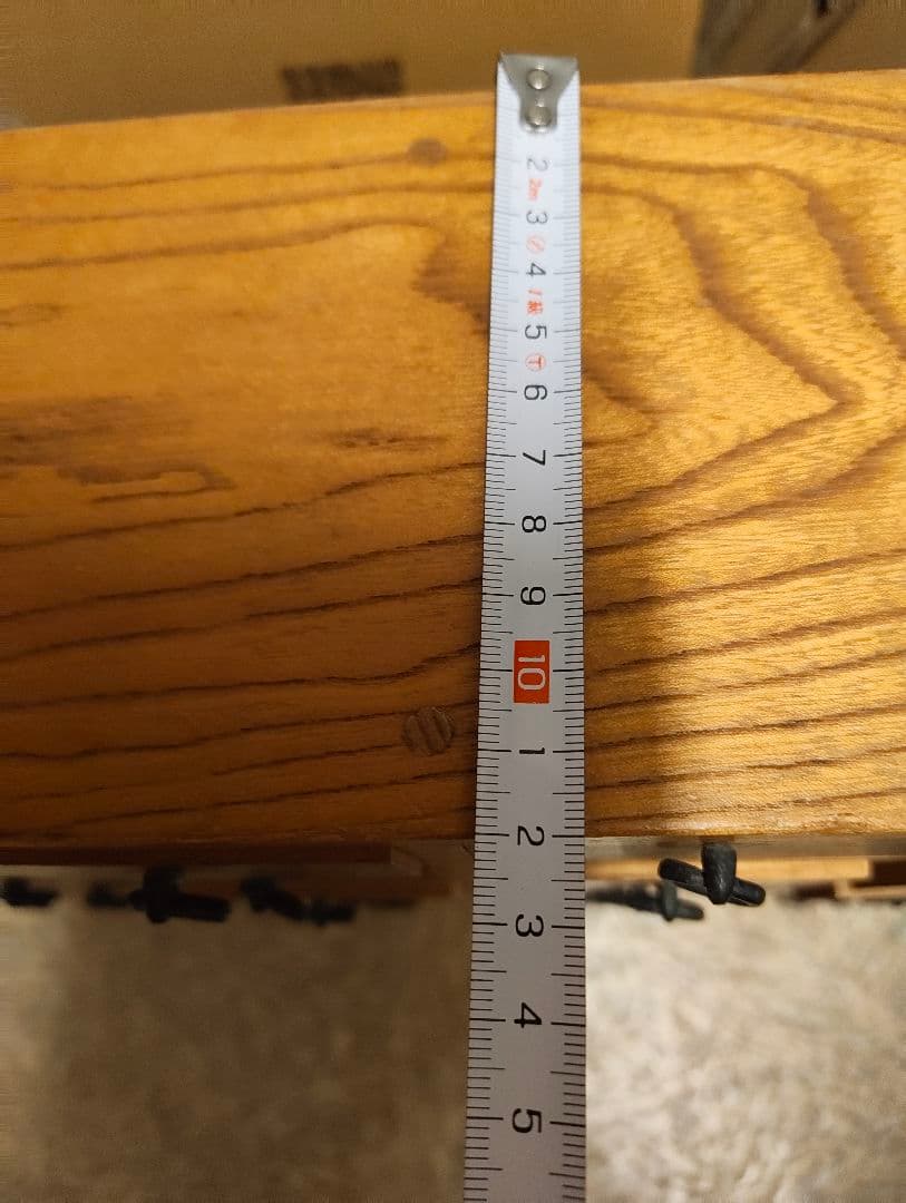 手作り木工品、引き出し式収納 約40cm 30個ミニ引出し