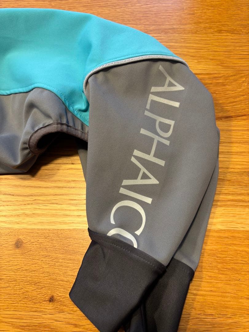 ALPHAICO レインドッグガード　L 犬用レインコート フード付き