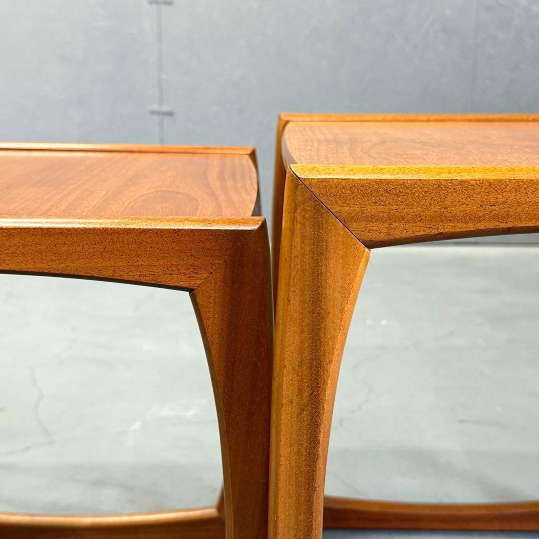 イギリス ヴィンテージ チーク ネストテーブル