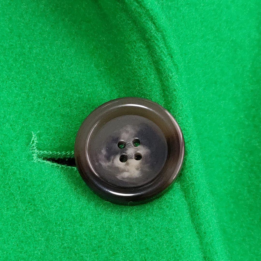 MAISON SPECIAL スーパー100メルトンルーズコート グリーン