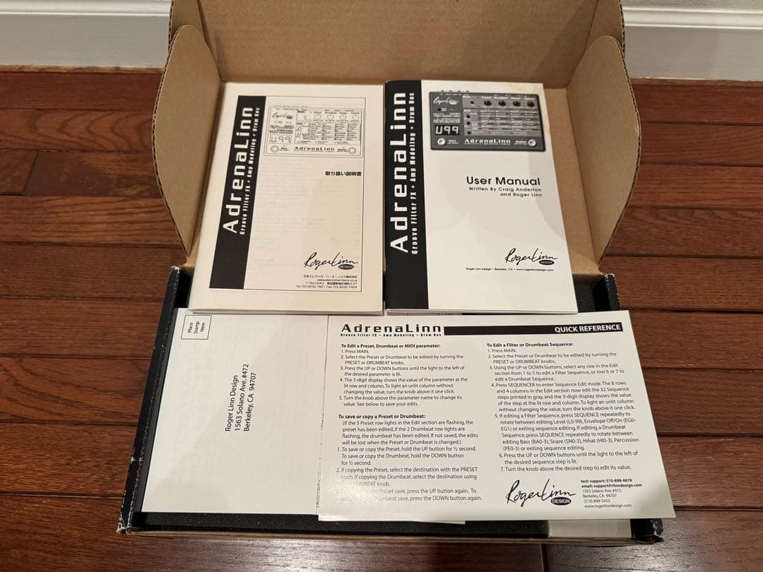 ギター Roger Linn Design AdrenaLinn I