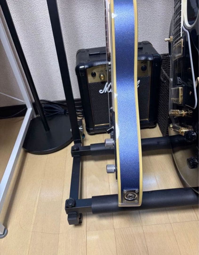 希少　Bacchus テレキャスター　バインディング　青