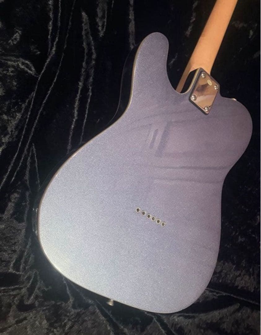 希少　Bacchus テレキャスター　バインディング　青