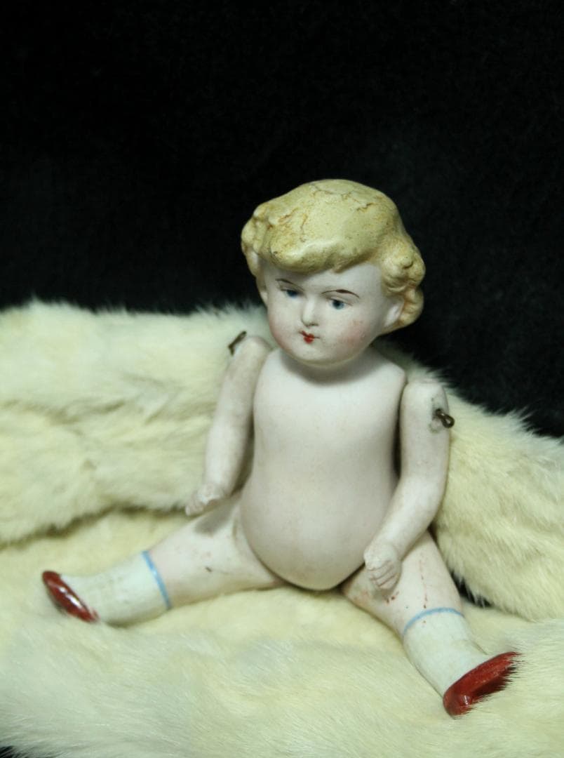 f*f様 ☆オールビスク アンティーク ビスクドール 人形 ドールハウス ミニョ