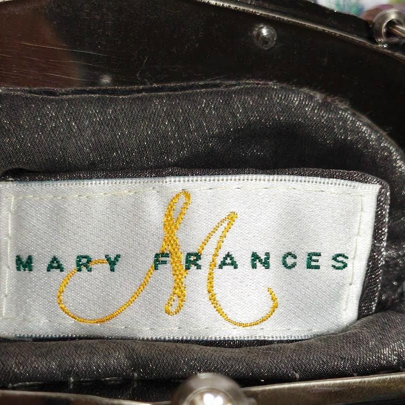 希少 MARY FRANCES メアリーフランシス ビーズ刺繍 ショルダーバッグ