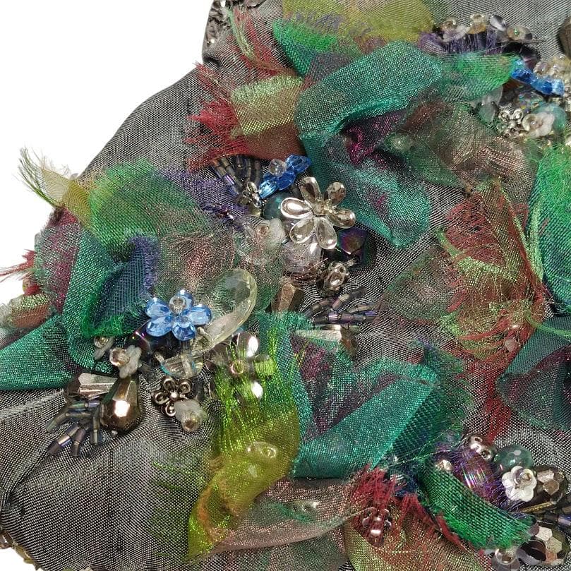 希少 MARY FRANCES メアリーフランシス ビーズ刺繍 ショルダーバッグ