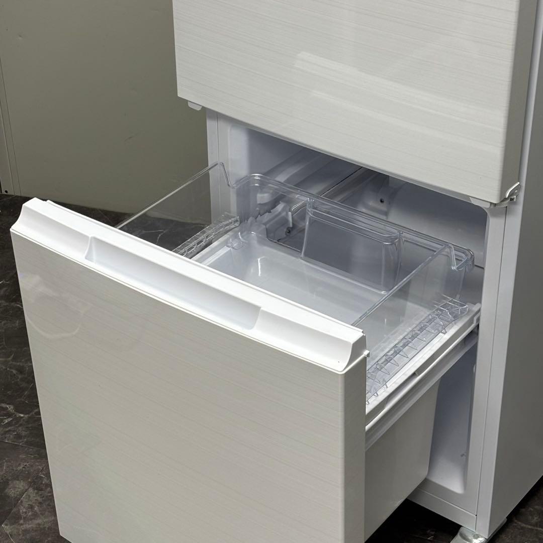 ◯ 送料込！設置対応◎2022SHARP 152L冷凍冷蔵庫 SJ-D15H-W