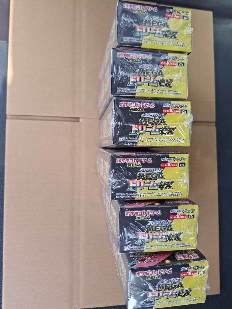 ポケモンカードMEGAドリームex　6BOX　シュリンク付き