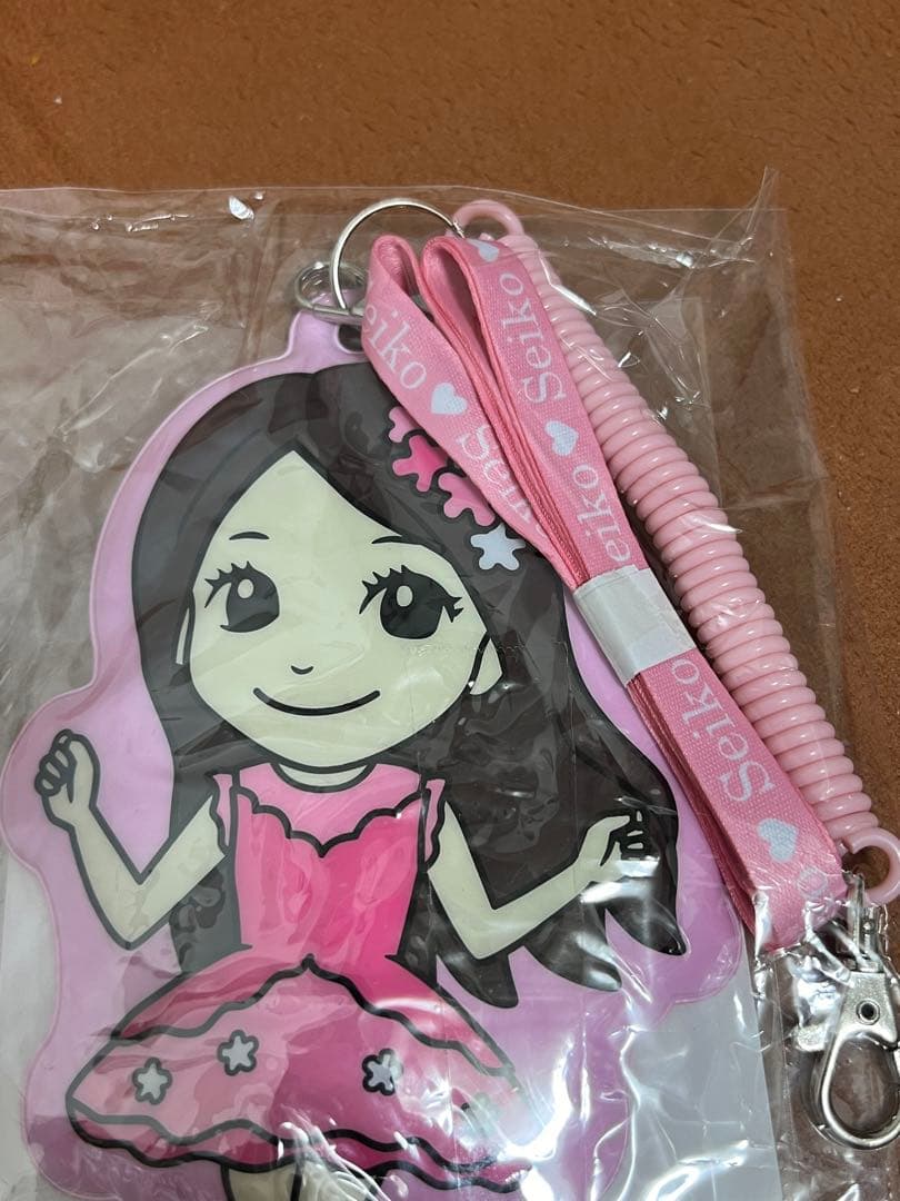 松田聖子　コンサート　ライブ　グッズ　似顔絵　パスケース　チケット入れ