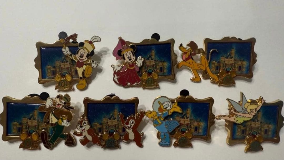 ディズニーピンバッジ 7個セット　ピーターパン　ドナルド