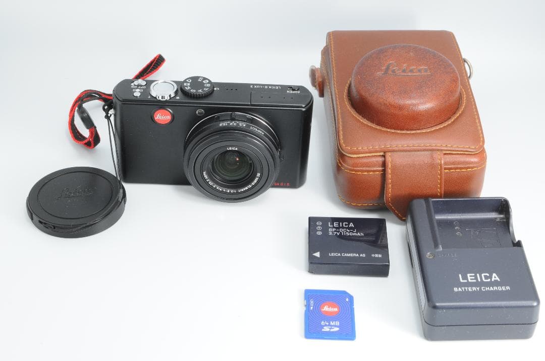 ★満足セット★ライカ LEICA D-LUX 3 純正レザーケース付 動作確認済